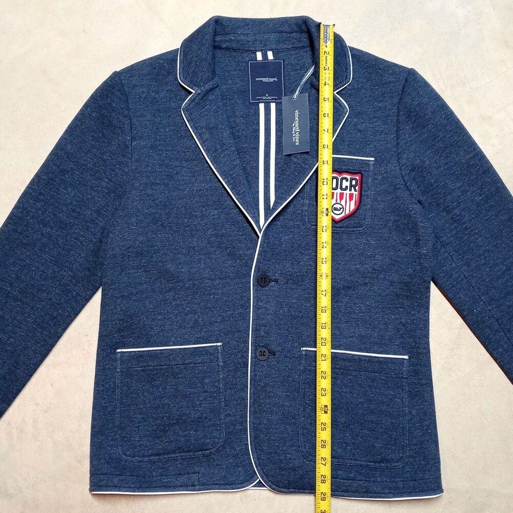 NWT Vineyard Vines HOCR Knit Cardigan Blazer MEDIUM Head of the Charles Regatta - Picture 10 of 11